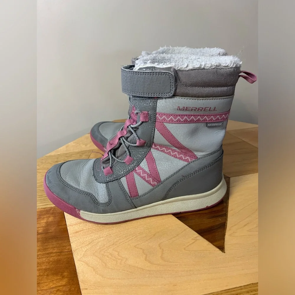 Girls 3M kids Merrel winter snow boots